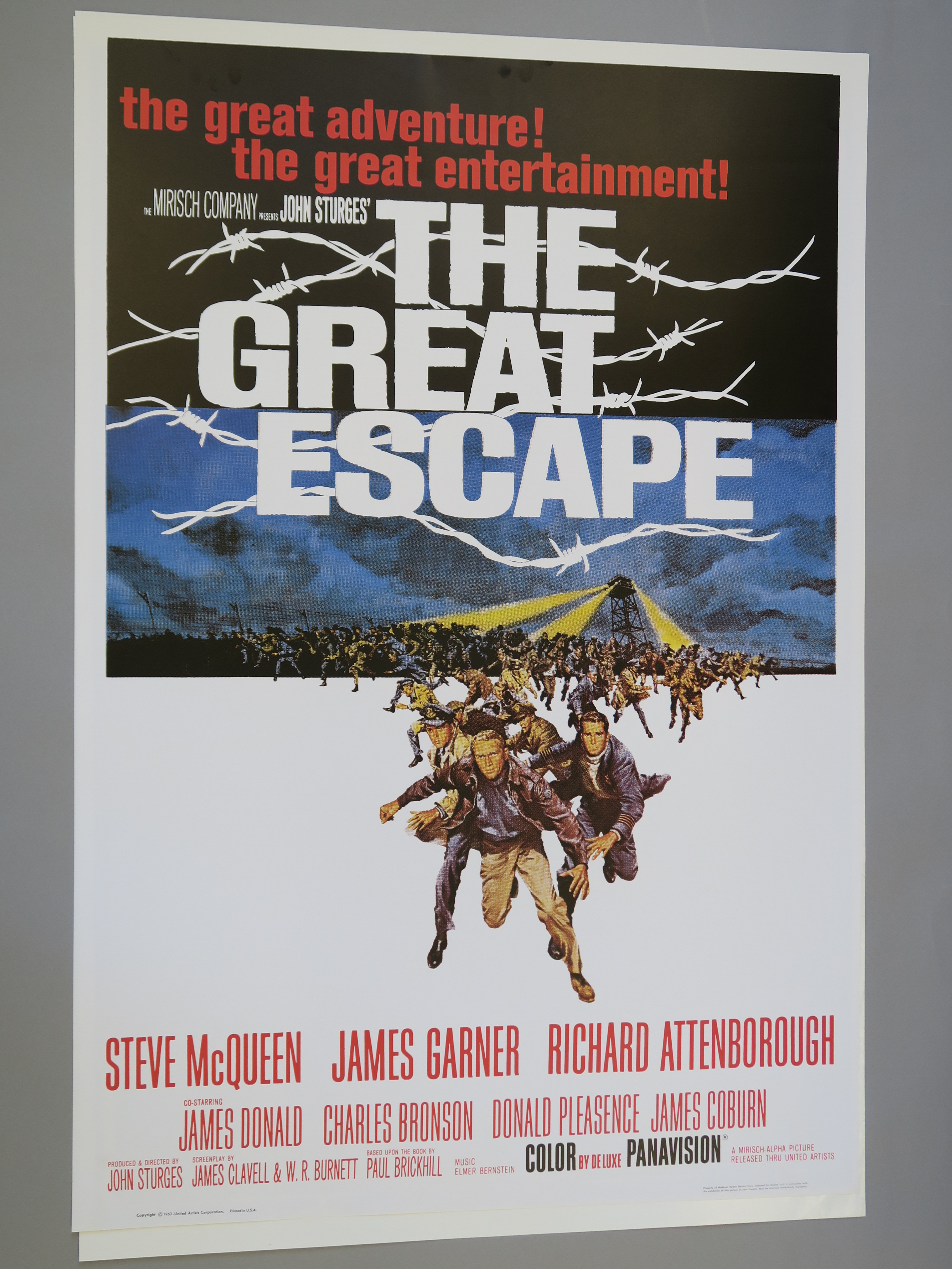 1 Selwyn browser inc repro posters for The Great Escape, Terminator, Marilyn Monroe, Ben Hur,