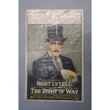 The Right of Way 1920 silent movie poster starring Bert Lytell dir Jack Dillon,