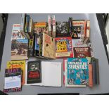 A collection of Bob Monkhouse books inc a 1976 signed book "Bob Monkhouse 1976 Claridges Eggington,