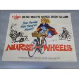 Collection of British Quads and one sheets including Quads (30 x 40 inch) for "Nurse on Wheels",