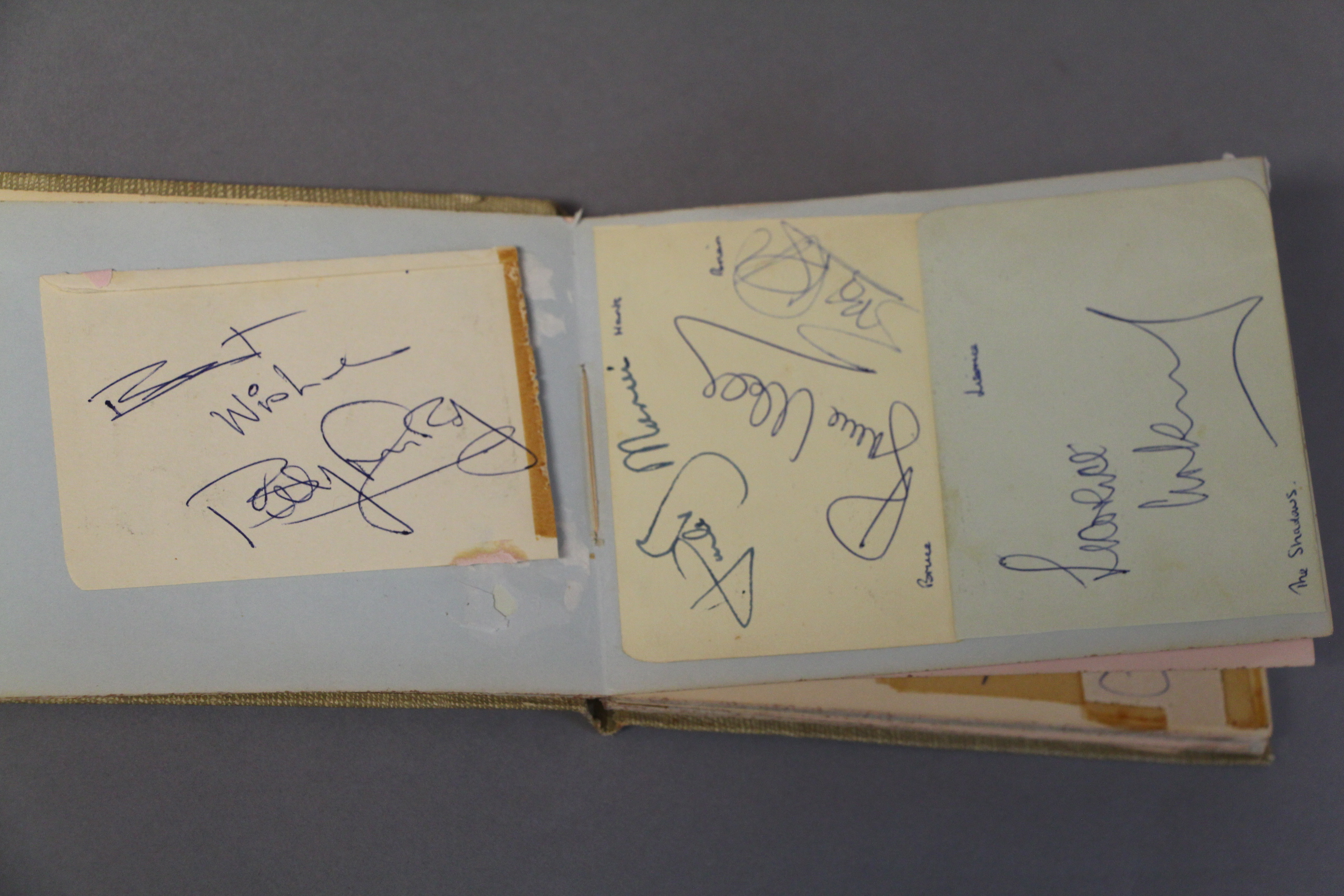 An Autograph book collected by a lady called Jill F whose full name and address appears in the book - Image 4 of 17