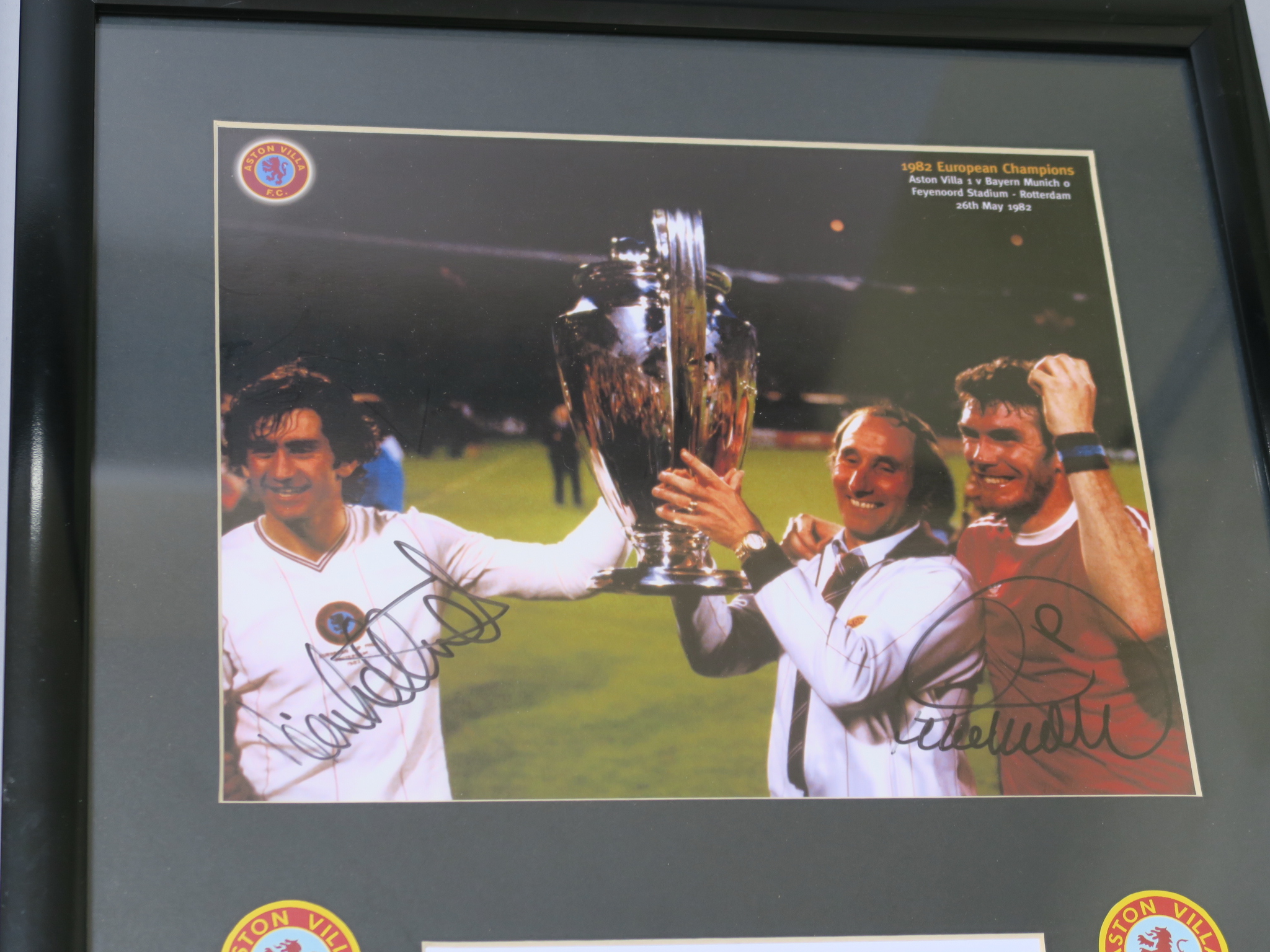 Aston Villa Football Club signed 26th May 1982 European Cup Winners limited edition print number 93 - Image 3 of 3
