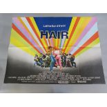 Hair British Quad film poster 30 x 40 inches,