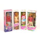 Four Hasbro Sindy dolls: Showjumper; Paul, Sindy's Friend; Tennis Star; Ballerina. VG, boxed.