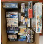 29 x assorted plastic model kits by Testors, Hasegawa, Academy and similar,