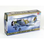 Tamiya 61079*4600 Fairey Swordfish Mk.1 Clear Edition plastic model kit.