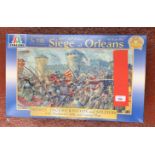 Italeri 6104 Siege of Orleans The French-English Knights and Soldiers 1:72 scale set.