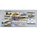 11 x Bronco Models 1:35 scale model kits, all military,