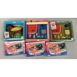 Six Pedigree Sindy accessories: Foal; Glow Disco; two Horse Care Sets in different style boxes.