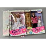 Four Hasbro Sindy dolls: Wedding Day; Romance Paul; Dreamtime; Tennis Star. Boxed and VG.