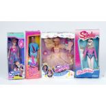 Four Sindy dolls: Pedigree Ballerina; Hasbro Dream Ballet; Hasbro Super Cool Paul;