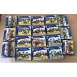 18 x Zvezda 1:72 scale plastic Napoleonic figures. Boxed and complete.