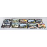 10 x Revell military related plastic model kits, 1:72 and 1:35 scale, including: 03099; 03245; etc.