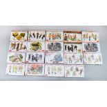 19 x MiniArt 1:35 scale plastic military figure sets. Boxed and complete.