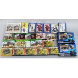 24 x assorted plastic model kits and figures by Waterloo, MARS, Testors and similar.