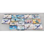 14 x MisterCraft Series 3 and 4 plastic model kits, all aircraft. Sealed.