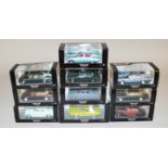 10 x Neo 1:43 scale diecast model cars, including: Ford Mustang II Ghia; Daimler Sovereign; etc.