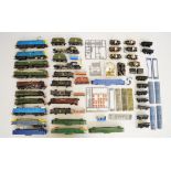 A quantity of unboxed Locomotives, castings and parts by Hornby and others,