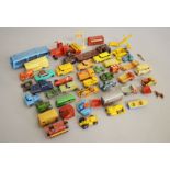 A small quantity of unboxed Dinky Toys diecast models with varying degrees of play wear,