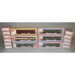 OO gauge, 17 x Lima coaches. Boxed and VG.