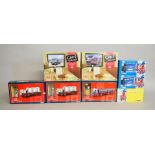 Five boxed Corgi limited edition diecast truck models in 1:50 scale from their 'Cafe Connection'