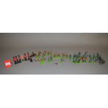 Quantity of Britains Deetail toy soldiers. G, unboxed. (approx.
