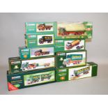 Nine Corgi Eddie Stobart diecast models, including: 14302; 97639; etc. Boxed, overall appear VG.