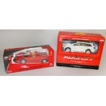 2 Radio Control Cars i 1/12 Scale - Ferrari Spider VGB and Audi Q7 G in Poor box (2)