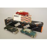Three Western Models 1:43 scale model cars: SW23 1949 Chrysler Crown Imperial (one wing mirror