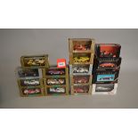 Sixteen boxed Continental diecast model cars by Brumm, Vitesse and others,