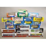 A mixed lot of Corgi diecast model buses,