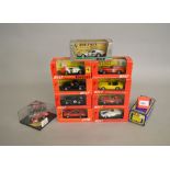 Ten boxed Continental diecast model cars by Best, Box and Quartzo,