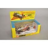 Corgi 266 Chitty Chitty Bang Bang diecast model with Caractacus Potts, Truly Scrumptious,