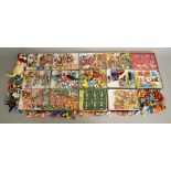 A mixed lot of assorted toys, mainly plastic figures from advertising promotions.