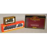 OO Gauge. Three boxed Locomotives including two by Hornby, R2386 B.R.