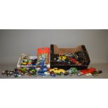 A good quantity of unboxed diecast models in a variety of different scales by Bburago Yatming,