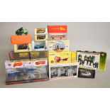 Quantity of assorted diecast: three Atlas Dinky; two Atlas British Racing Car Champions; four Corgi,