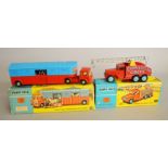 Two Corgi Toys Chipperfield's Circus diecast models: 1121 Crane Truck, complete and VG,