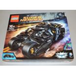 Lego DC Comics Super Heroes 76023 Batman The Tumbler. Boxed, sealed.