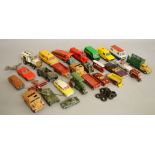 A quantity of unboxed Playworn Diecast models by Corgi, Dinky, Matchbox and others.