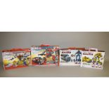 Four boxed Kreo Transformers including Starscream, Sentinel Prime, Megatron and Bumblebee.