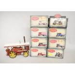 Eight boxed Corgi diecast models from their 'Vintage Glory of Steam' range.