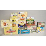 18 x Corgi diecast models, including: four steam models,