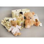 Steiff Lars Teddy Bear beige 40cm, Steiff Best For Baby 28cm,