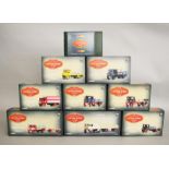 Nine Corgi Vintage Glory of Steam Sentinel diecast models, including one Premium Edition. VG, boxed.