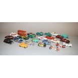 Twenty five unboxed Corgi Toys diecast models by Dinky and Corgi,
