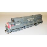 O gauge. Weaver Southern Pacific black '6721' diesel locomotive. Unboxed, G.