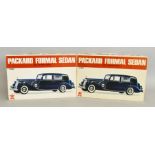 Two Bandai Classic Car Series 13 1:16 scale Packard Formal Sedan 1937 The Twelve Cylinder plastic