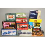 Thirteen boxed diecast models by Corgi and others including items from the 'Passage of Time',
