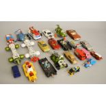 Twenty three unboxed diecast models by Dinky and Corgi,